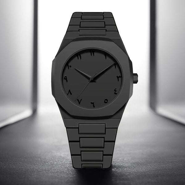 Full Black Aura Quartz Watch – Lightweight Design, , Premium Quality & Finish – Best Quality Analog Watch For Boys