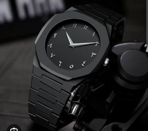 Full Black Aura Quartz Watch – Lightweight Design, , Premium Quality & Finish – Best Quality Analog Watch For Boys